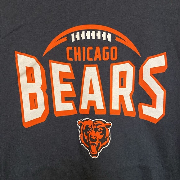 NFL Mens L Chicago Bears Football Long Sleeve Shirt NEW - Picture 2 of 7